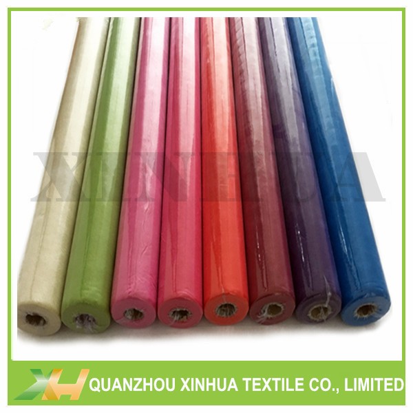 PP spunbond nonwoven fabric table rolls in 25meter per roll