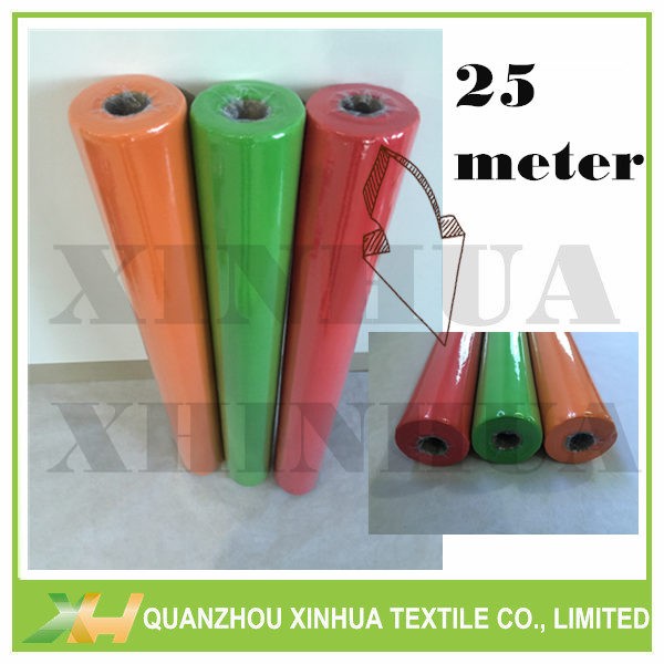 Wholesale colorful 20/ 25m TNT nonwove table rolls