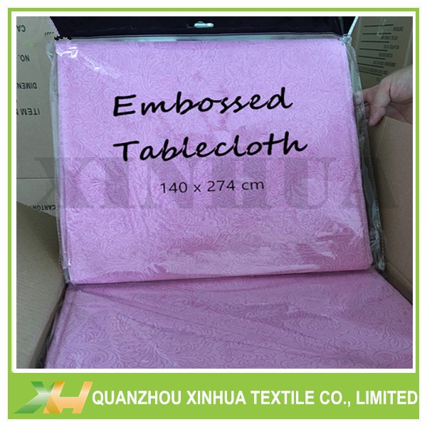 Fashion Sunflower Embossed PP Spunbond Nonwoven Tablecloth 