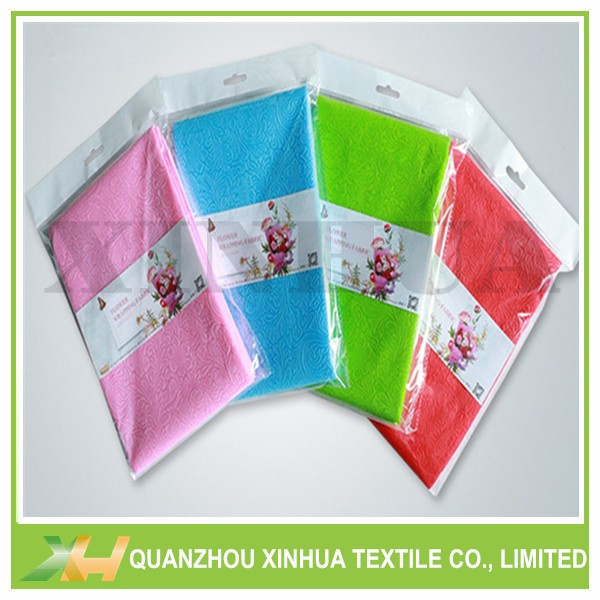 Sunflower Emboss TNT PP Spunbond Non Woven Fabric for Flower Wrapp & Gift Pack