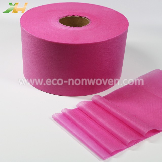 Disposable Super Soft Pink Color Nonwoven for Face Mask
