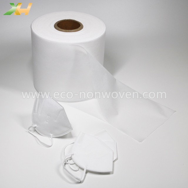 KN95 Face Mask Nonwoven Material 50GSM PP Spunbond