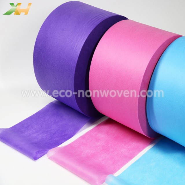 Medical Light Blue, Pink, Purple Color PP Spunbond Non Woven for Face Mask