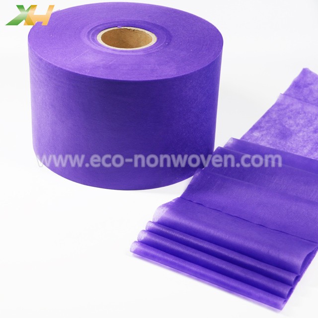 Medical Light Blue or Purple Colors 100 PP Spunbonded Non Woven Fabric for Nonwo