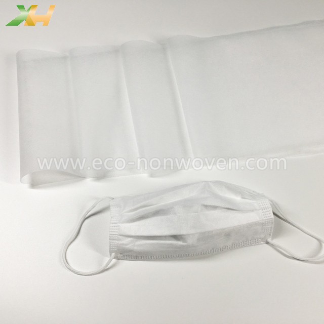White Color Skin-friendly 100%Polypropylene Spunbond Face Mask Non Woven