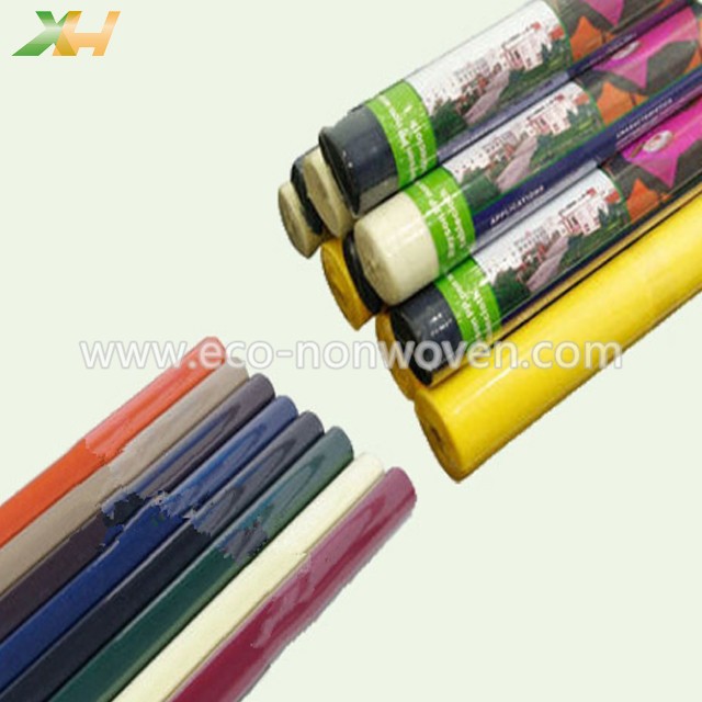  Gold or Silver Print PP Spunbond Nonwoven Fabric Table Rolls