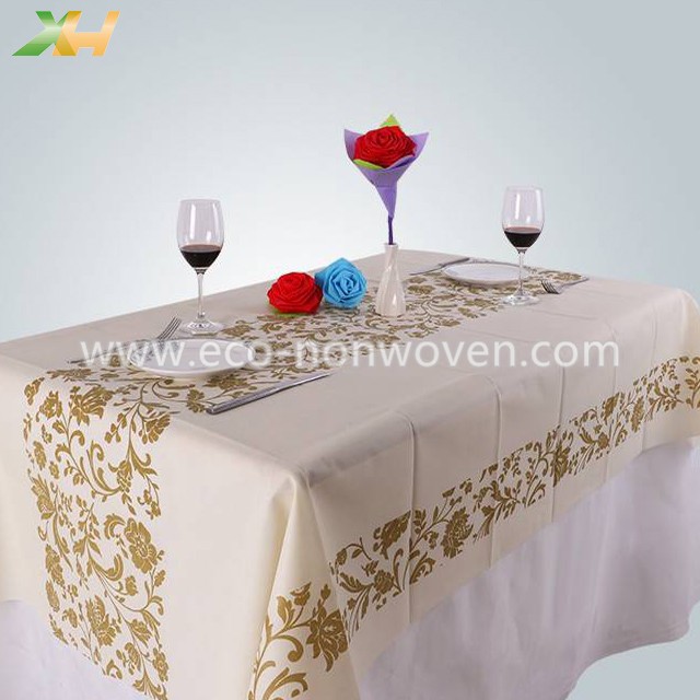 Israel Gold Printing PP Spunbond Nonwoven Fabric Table Cloth