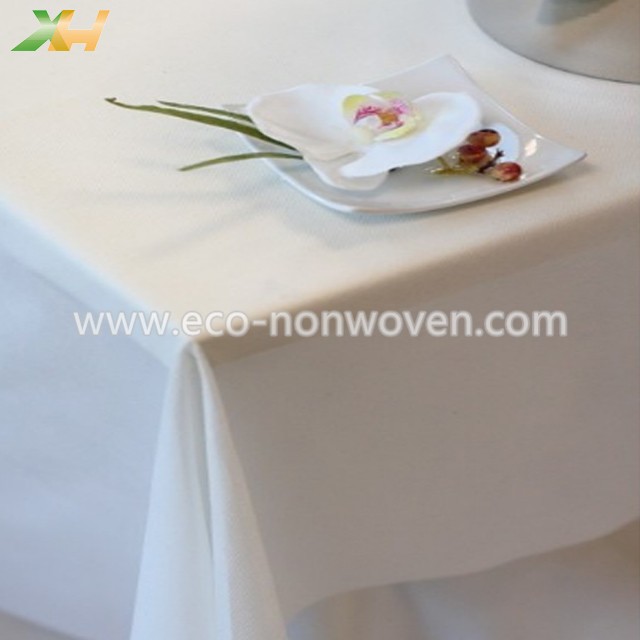 Perforated nonwoven tablecloth roll white nonwoven tablecloth