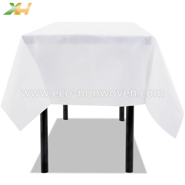 White color pp spunbond tnt non woven table cover
