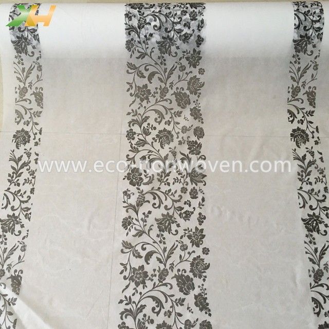 Flower Design Printing PP Spunbond Nonwoven Fabric for Table Covers