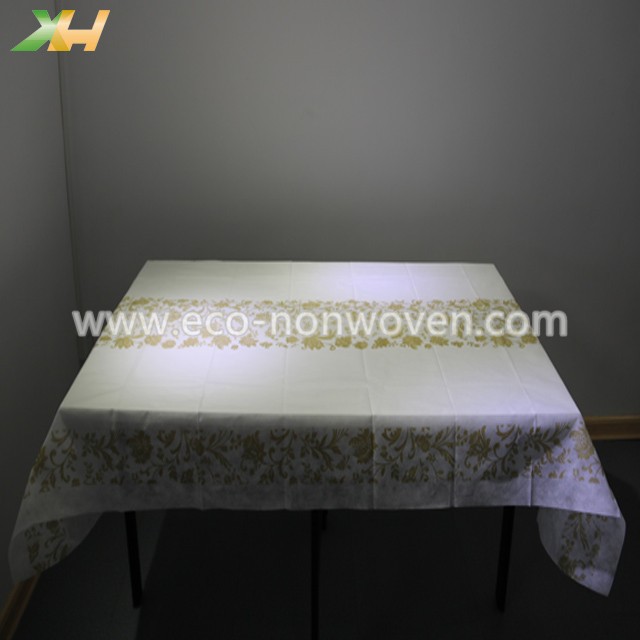 Polypropylene spunbond non woven print nonwoven table roll