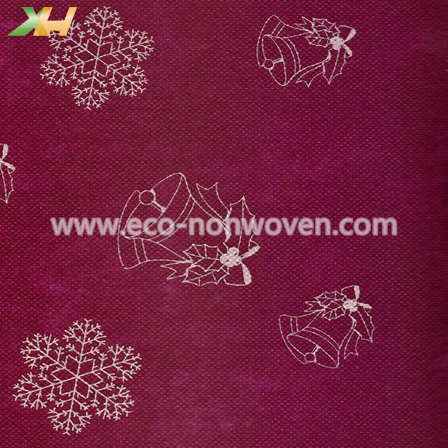 Vivid Printed PP Spunbond Nonwoven Fabric for Christmas