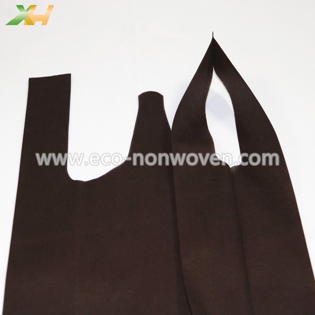 Customized cheap prices nonwoven vest bag/ nonwoven t shirt bag make