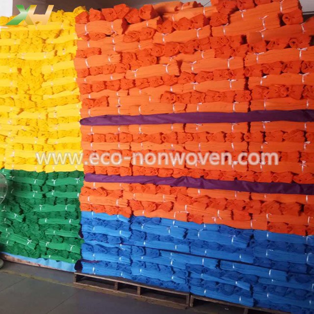 Different Size Colorful PP Nonwoven Vest Shopping Bag Non Woven T-shirt Bag