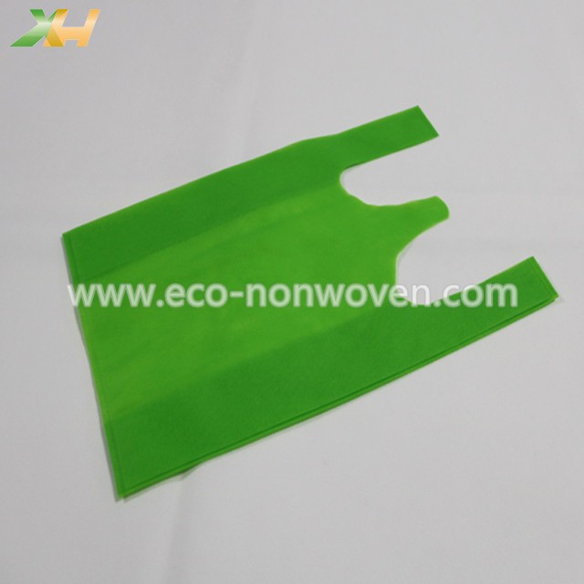 Eco and reusable polypropylene spunbond non woven fabric vest bag